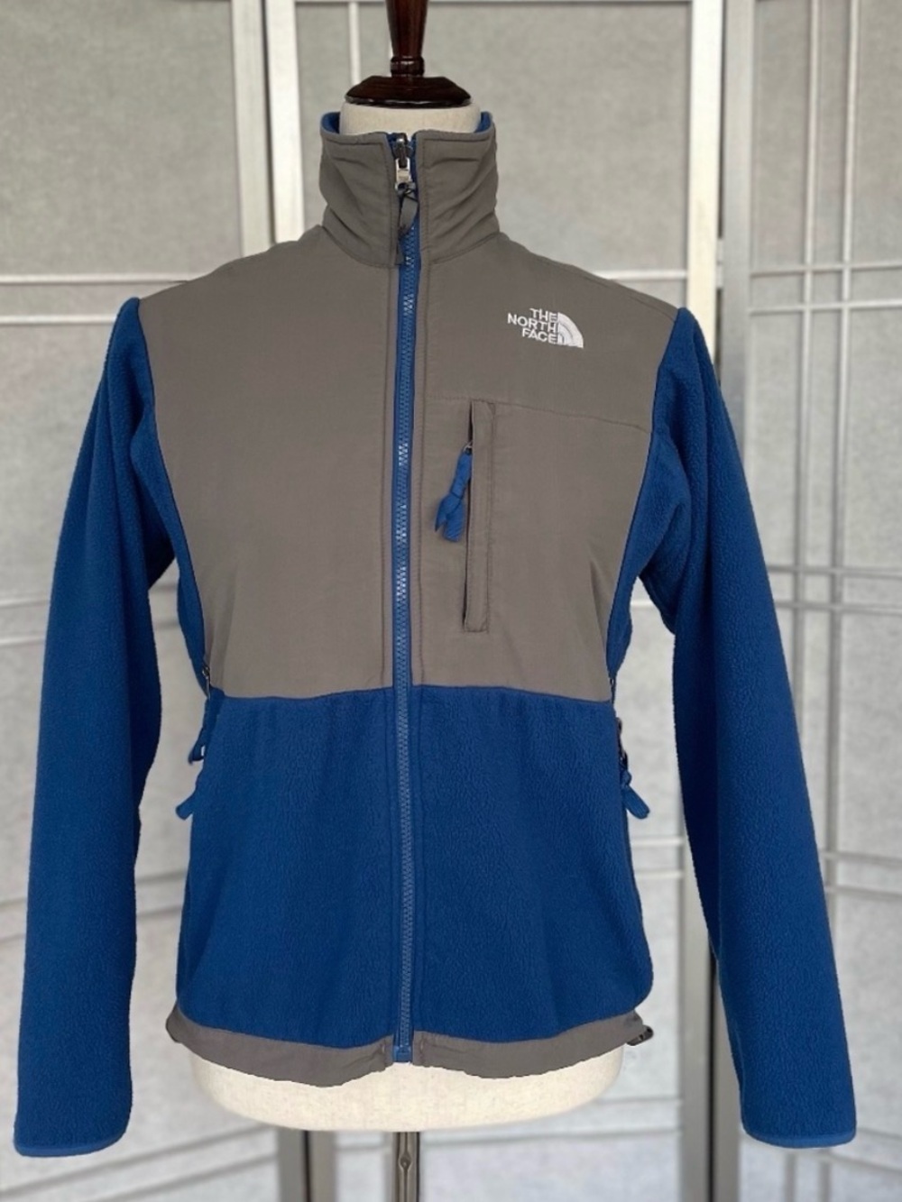 The North Face Polar-Tech Denali Blue & Gray Fleece Jacket